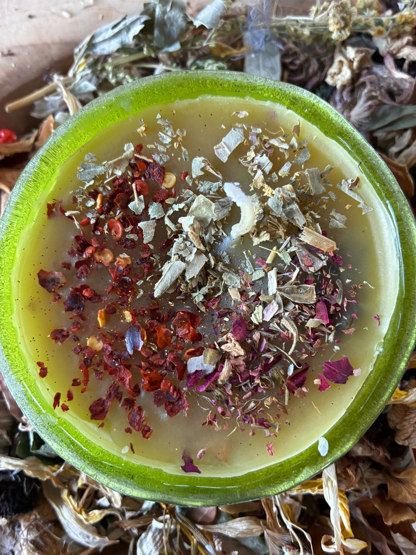 🕯️ Heartfire Bloom: De Kaars van Liefde, Zelfliefde & Vrouwelijke Kracht