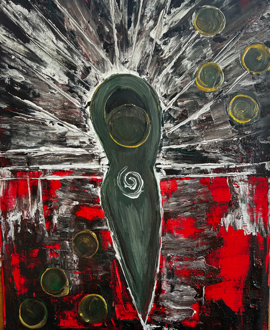 🖼️ Godin van Samhain – Wachter van de Drempel