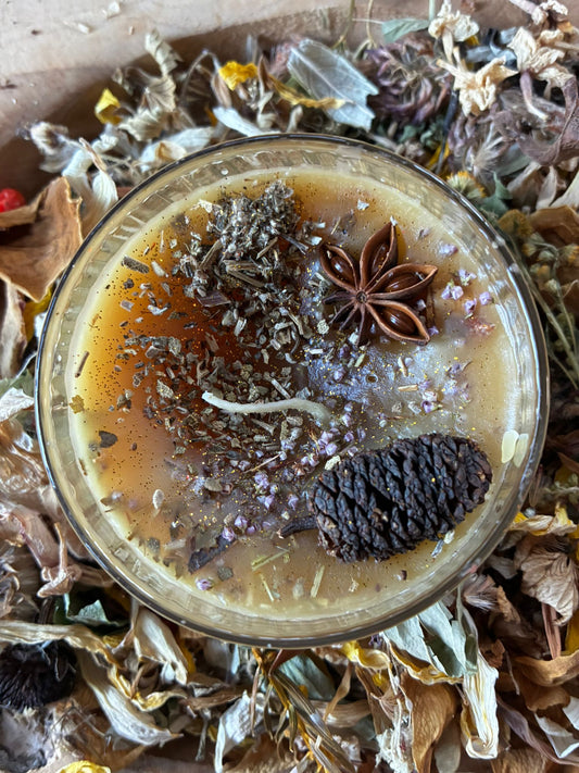 🕯️ Forest Rite: De Kaars van Reiniging, Wijsheid & Natuurverbinding