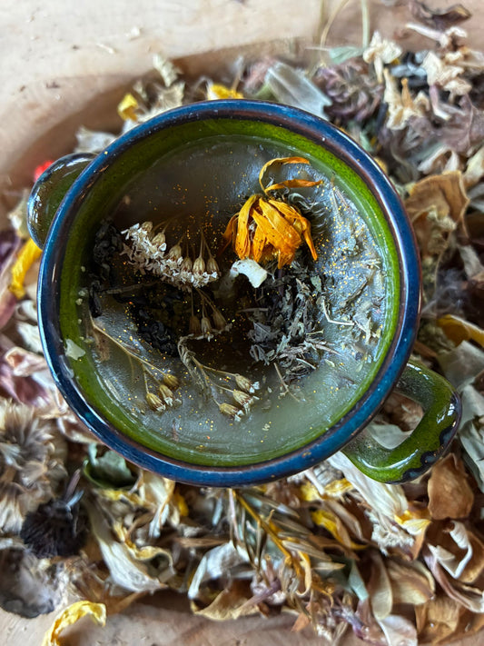 🕯️ Solar Elixir: De Kaars van Heling, Zuivering & Botanische Vitaliteit